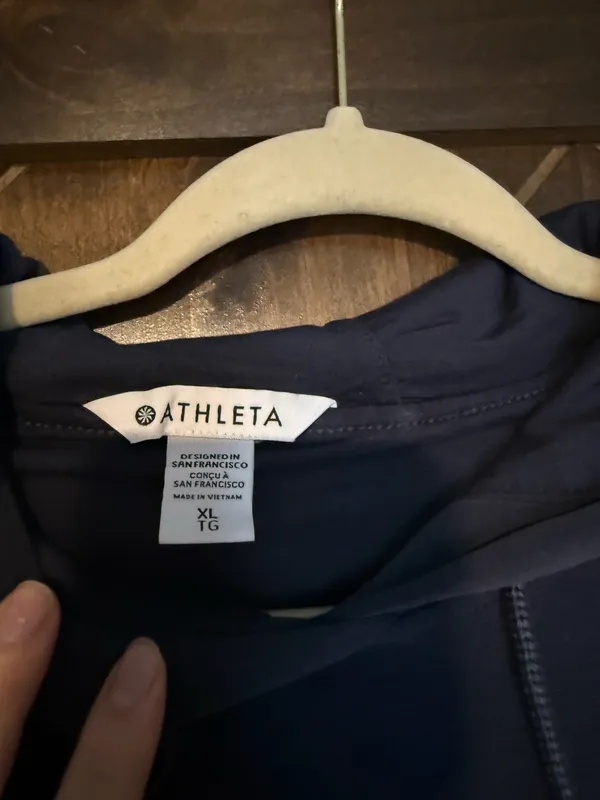 Blue Athleta Hoodie - Image 2