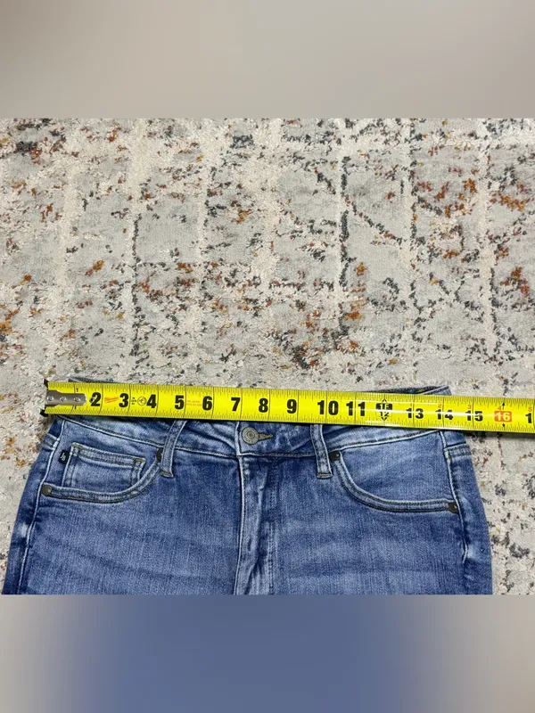 Judy Blue High Waist Tummy Control Release Hem Flare Jeans size 9/29 tall - Image 7