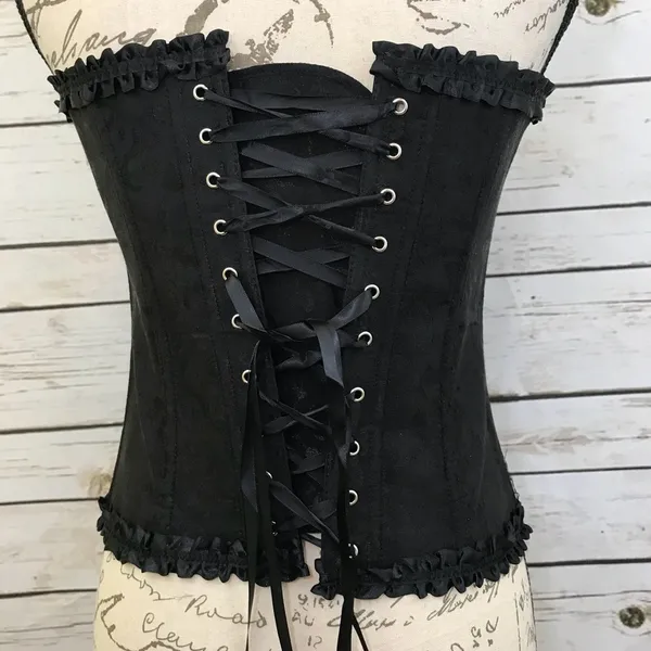 Corset Black Zipper Festival Cosplay New - Image 13
