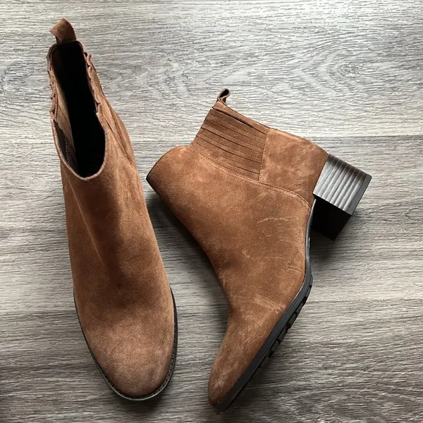 Sam Edelman Kaiti Leather Ankle Boots Size 9 - Image 4