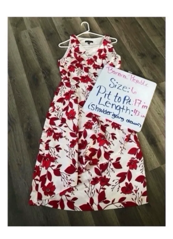 Banana Republic Floral Dress Midi - Image 7