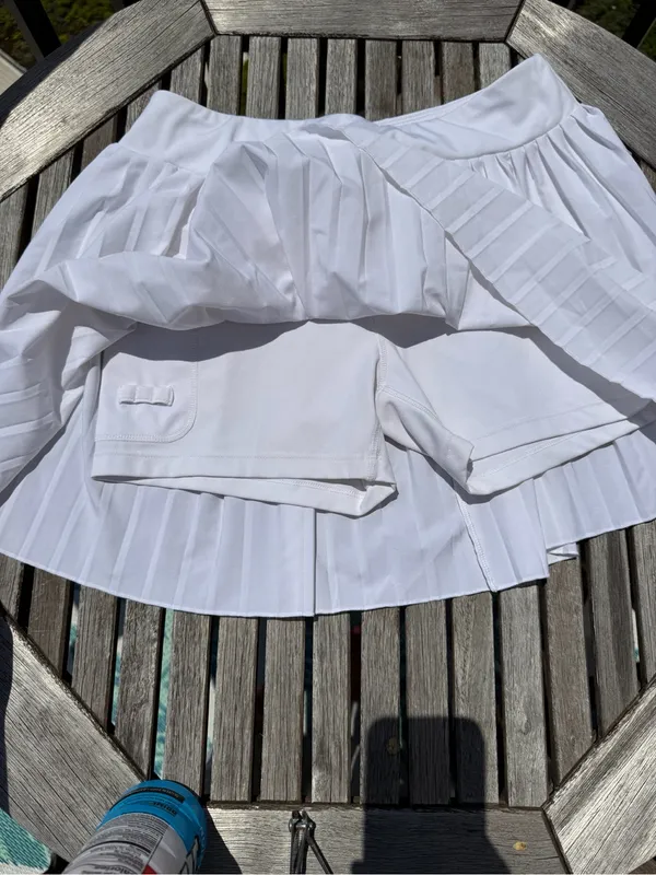 Mondetta White Pleated Tennis Skort - Image 3