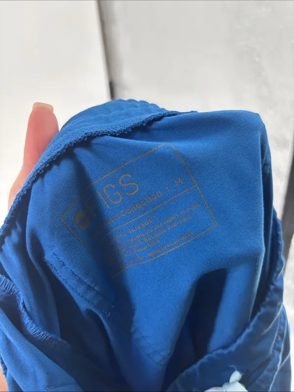 Figs Zamora blue scrub pants medium - Image 3