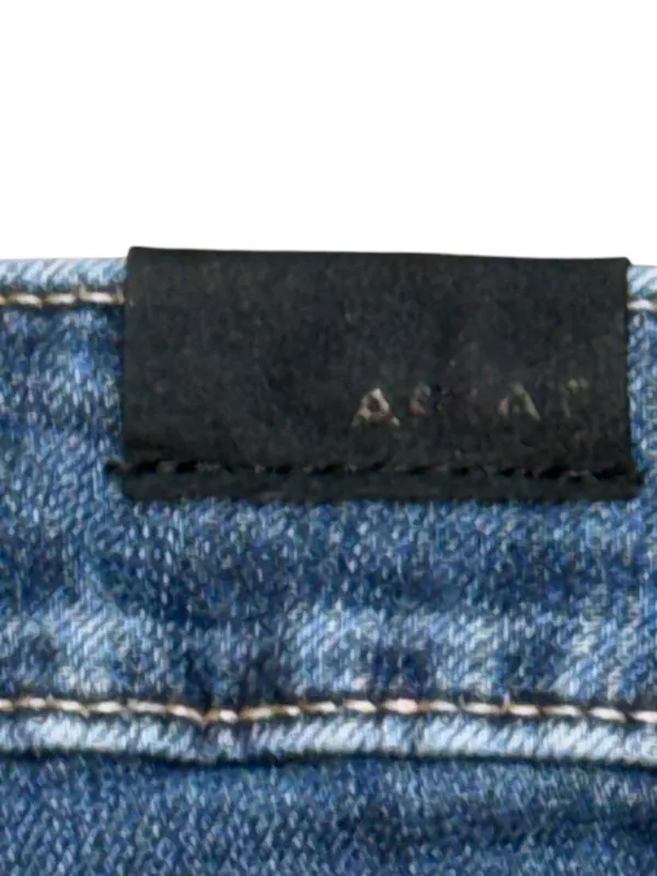 Ariat Premium High Rise Flare Raw Hem Dark Wash Denim Jeans 28R Blue Lake‎ - Image 8