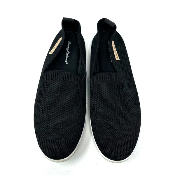 Tommy Bahama Size 10 Slip-On Deck Comfort Shoes Black with White Sole‎ - Image 7