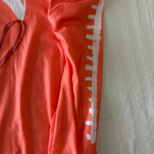 Women's Long Sleeve Football Love Themed Top Size Large #260696 - Image 3