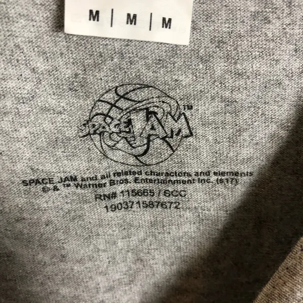 Space jam vintage tank top‎ Gray Size M - Image 3