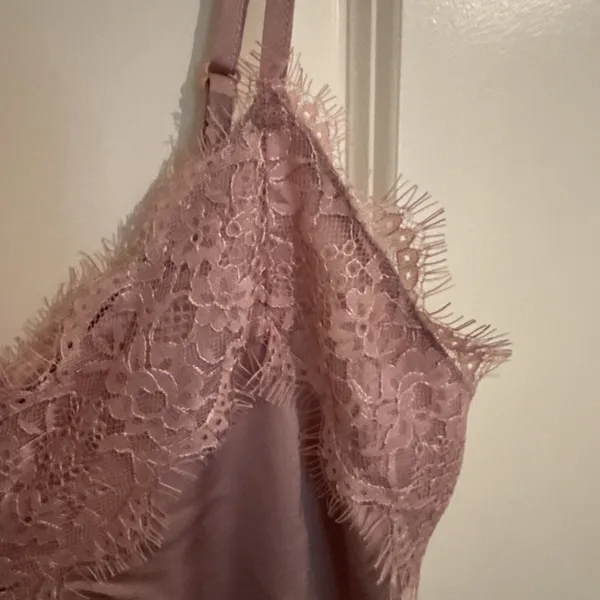 Oak & Trellis Lace Cami Camisol Dusty Rose Size XL NWT - Image 3
