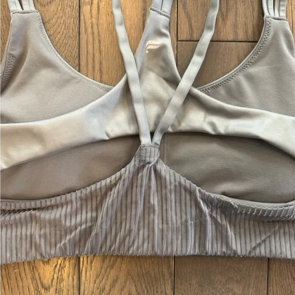 Gray Fila Sports Bra size large - Image 4