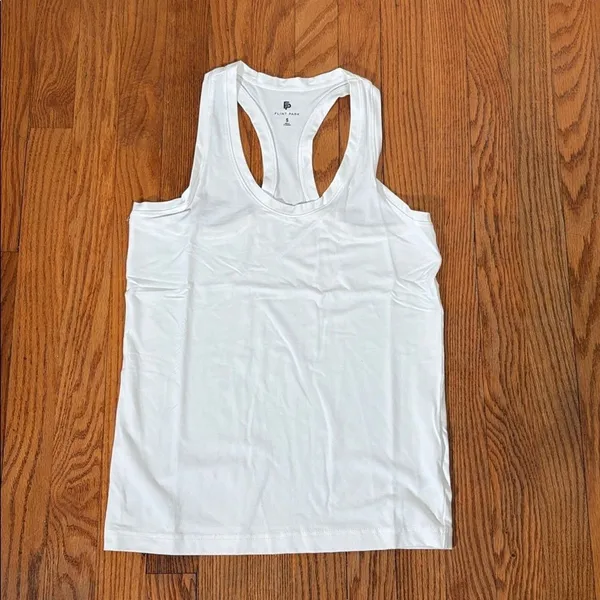 Flint Park Women's Volley Tank‎ Top White size L NWT tennis tenniscore - Image 2
