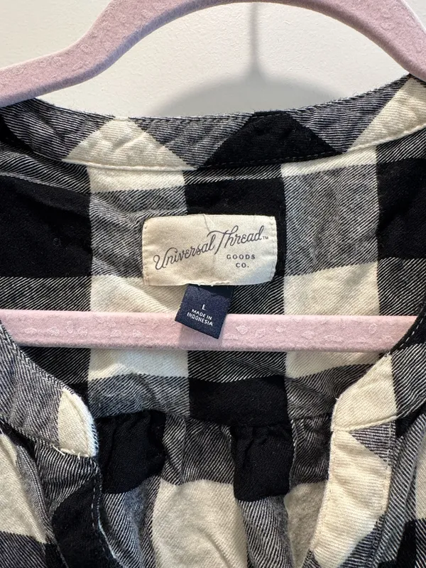 Universal Threads Buffalo Plaid Blouse - Image 2