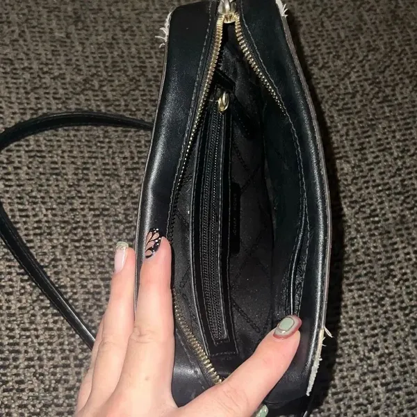 ✨MICHAEL KORS Ginny Brown Black logoed Crossbody Bag✨ - Image 7
