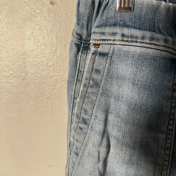 Madewell Pull On Jeans Women's Small Blue Light Wash Relaxed - Image 3