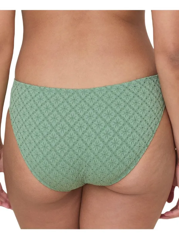 NWT Andie Womens Low Waist Classic Bikini Swim Bottom AB530 Eucalyptus Green XL - Image 2