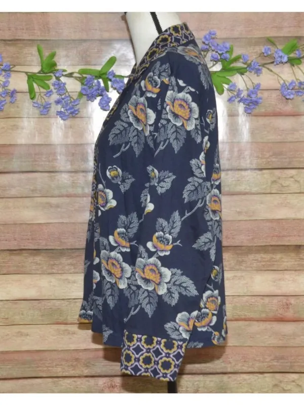 Vera Bradley Womens 2-Piece Cotton Pajama Set Floral Iconic Print Size M NWOT - Image 5