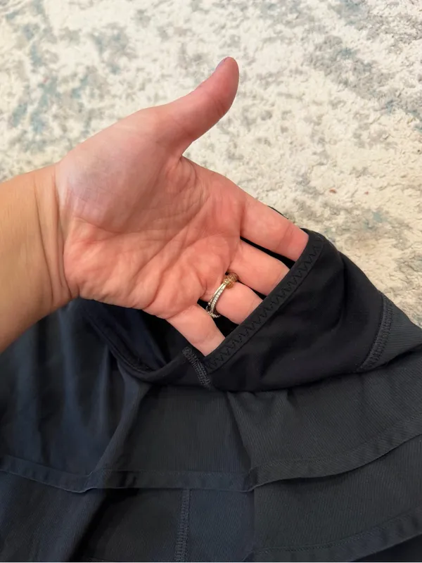 lululemon Run Speed Squad Skirt Skort W8291S Black Size 10 - Image 9