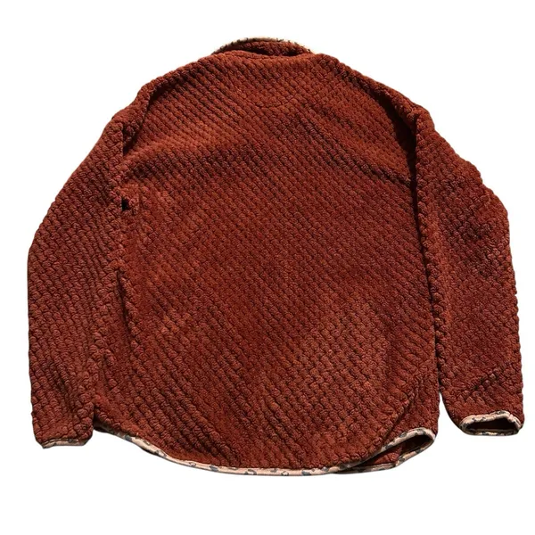Simply Southern Size Small Simply Soft Auburn Leopard Pullover - Image 6