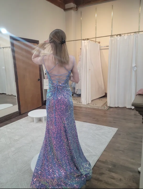 Amarra Prom Dress Purple Size 00 - Image 3