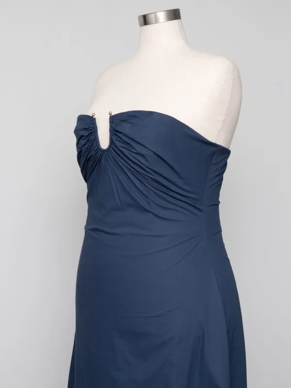 Bardot - Lora‎ Strapless Cotton Poplin Maxi Dress - Image 9