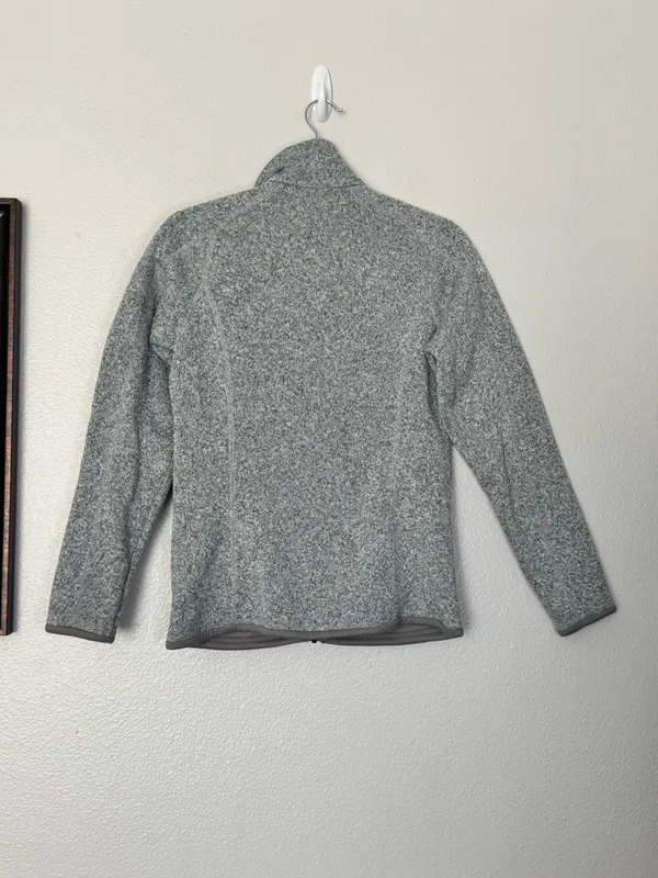 Patagonia Gray Marked Better Sweater Full Zip Fleece Jacket Size Small - Image 8