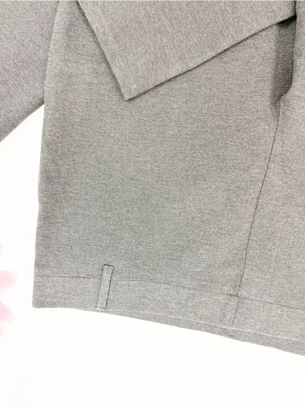 Quince Ultra-Stretch Ponte Straight Leg Pants Charcoal Grey Office - Image 7