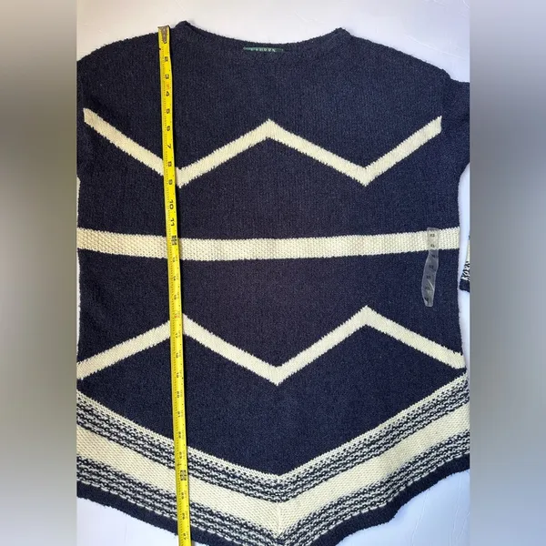 Ralph Lauren Wool‎ Tunic | Sweater | Ss XS | Southwestern Chevron Blanket New - Image 10