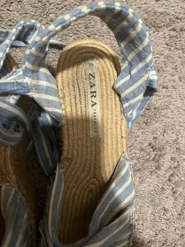 ZARA Lace Up Espadrilles - Image 4