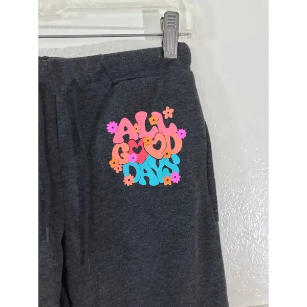 Weekending “All Good Days” grey comfy lounge sweatpants - Image 4