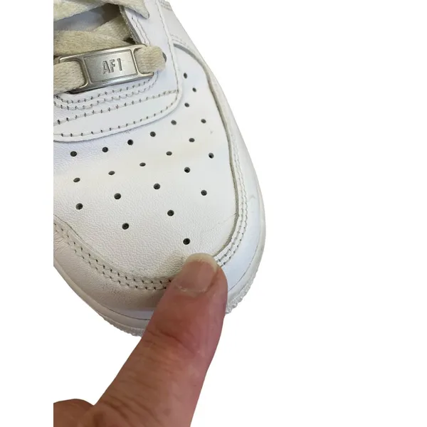 Nike Air Force 1 07 OG triple white womans sneakers Shoes size 7 SKU 8425 - Image 15