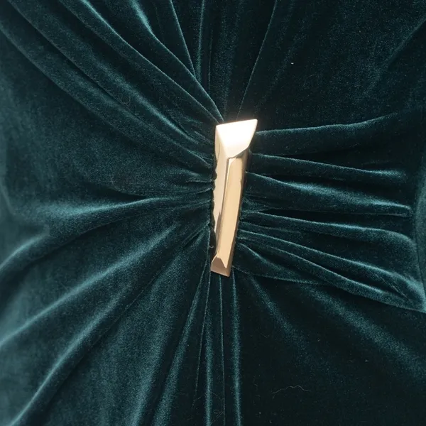 Calvin Klein. Lux Velvet Wrapped Dress‎ - Image 6