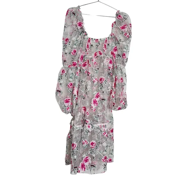 For Love & Lemons Sheer‎ Floral Overlay Dress NEW - Image 5