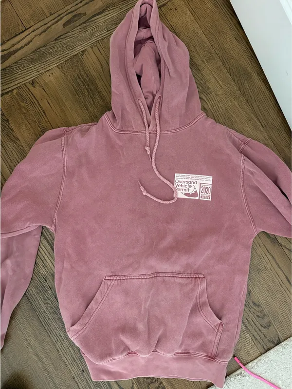 Nantucket red beach permit hoodie - Image 2