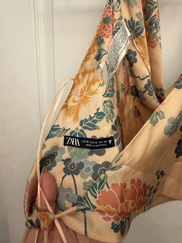 ZARA Floral Halter Top - Image 7