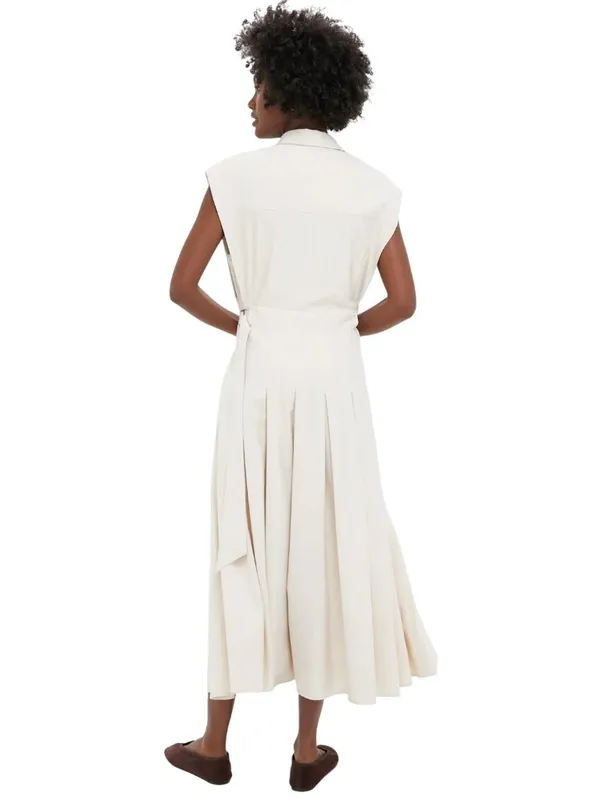 En Saison Quince Midi Shirt Dress in ecru Medium New Womens dresses - Image 3