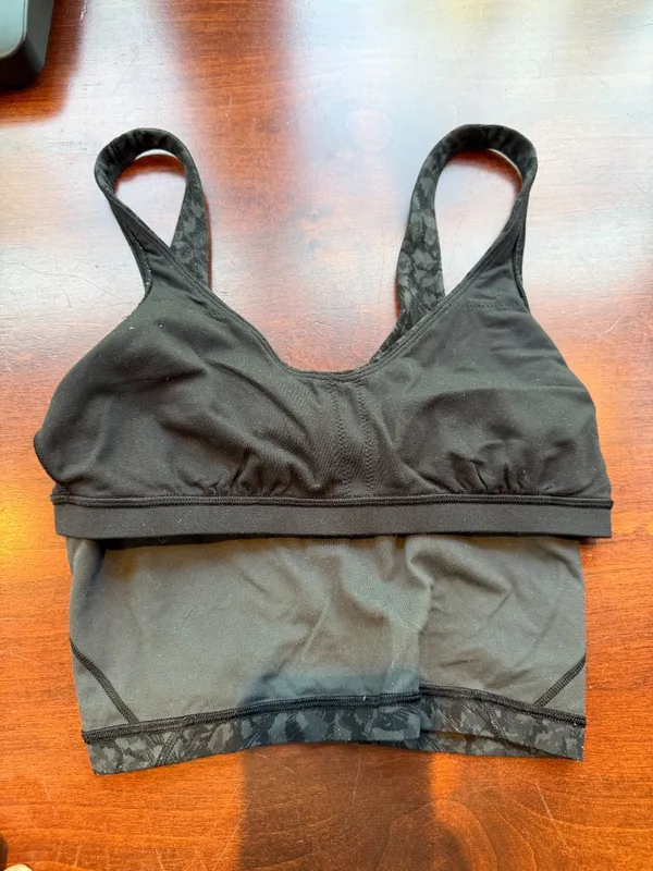 Lululemon Align Tank Top Wild Thing Camo Deep Coal Black Grey Size 6 - Image 6
