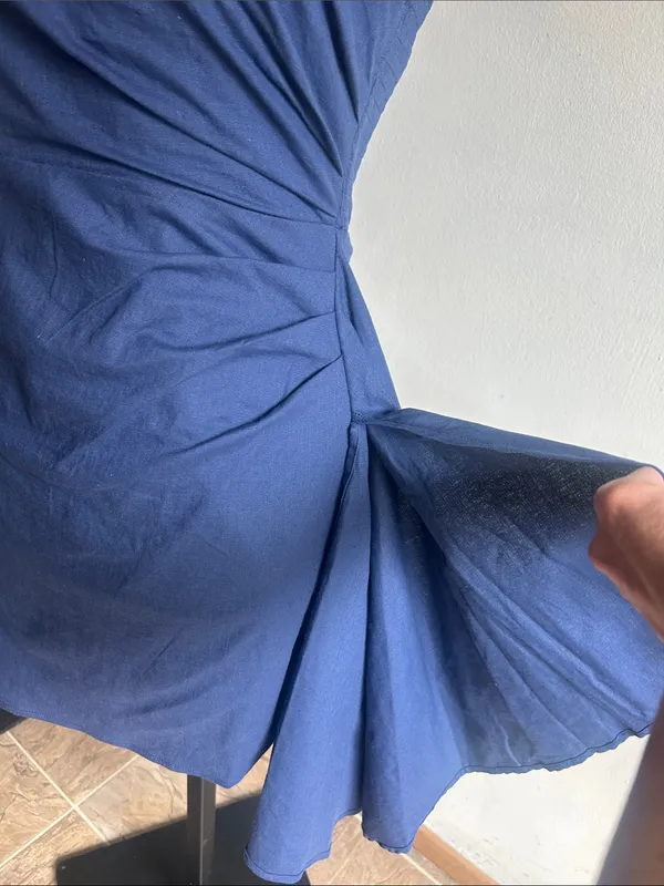 Hello Molly Strapless Blue Mini Dress Size 6 NWT - Image 9