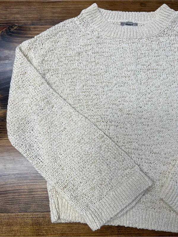 J. Crew Montauk pullover sweater in Antique White Size Small - Image 10