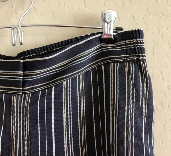 ANN Taylor Blue Fine Stripe Ankle Pants - Image 5