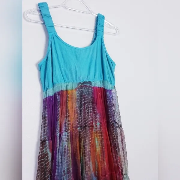 Anthropologie Lola P. Boho Tie Dye Maxi - Image 6