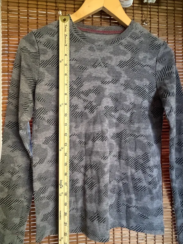 Cuddl Duds Thermal Gray Camo Long Sleeve Base Layer Top XL - Image 4