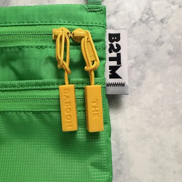 Baboon To The Moon B2TM‎ Sacoche Crossbody Bag One Size Bright Green Nylon - Image 4