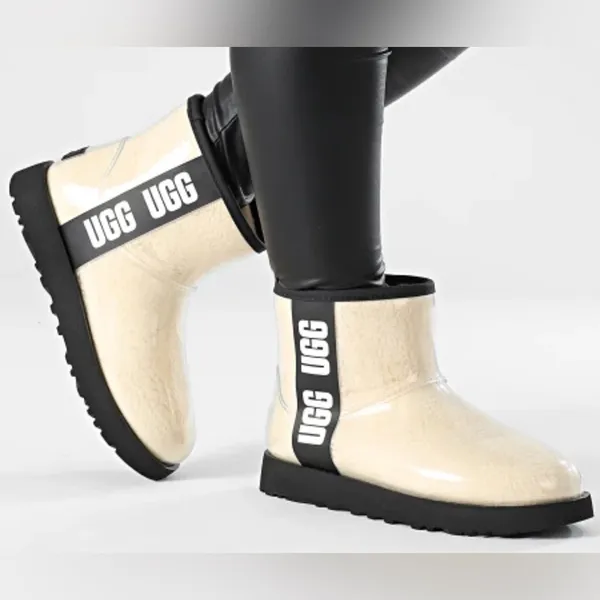 UGG Women’s Waterproof Shearling Ankle Boots – Size 7 - Image 3