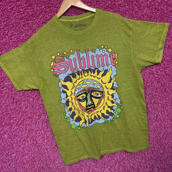 Sublime 40oz to Freedom Celestial Poster Ska Rock Tee M - Image 3