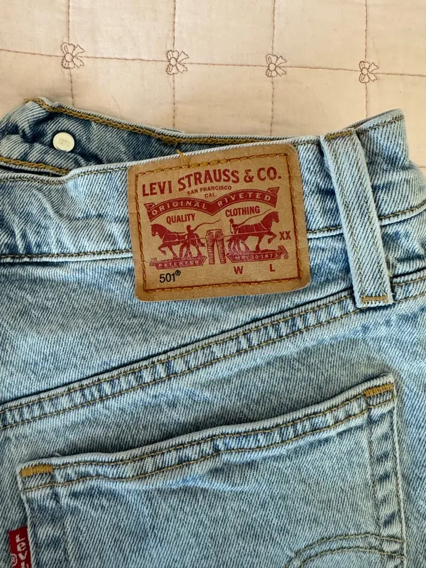 Levi’s 501 Shorts Denim High-Rise - Image 3