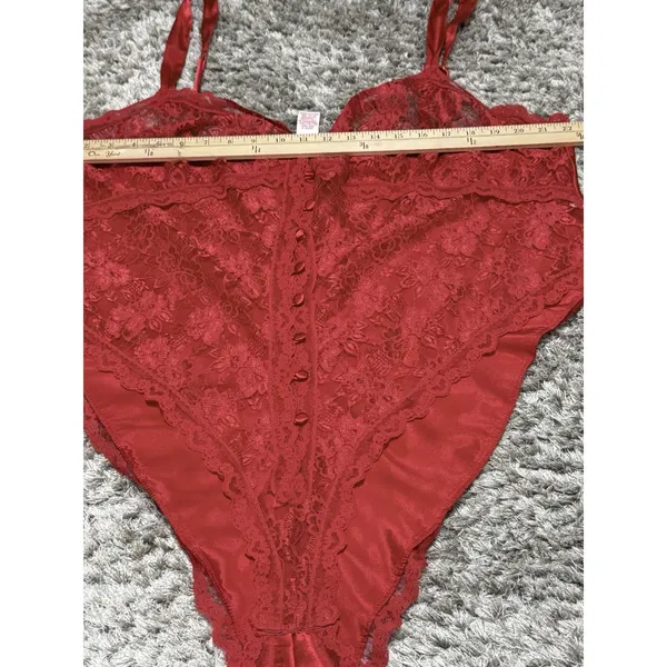 VTG Honor Intimates Women’s Size XXL Floral Lace Teddy Lingerie Nightie Bodysuit - Image 12