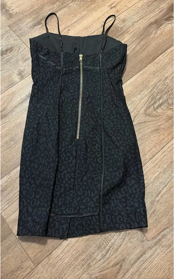 XOXO Black cheetah print dress - Image 2