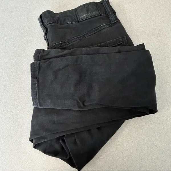 American Eagle Black Super Stretch Skinny Jeans Sz 2 - Image 2