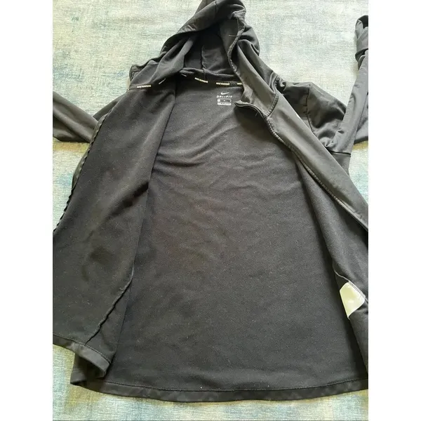 Nike Black Zonal Cooling Relay Running Hoodie Women's Medium - Image 3