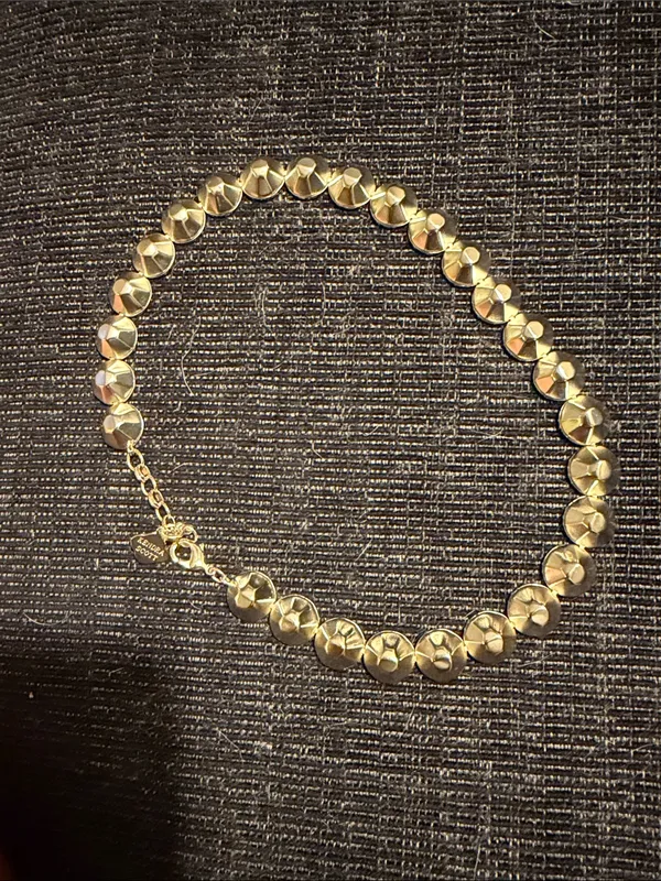 Kendra Scott Faceted Gold-Tone Geometric Necklace - Image 3
