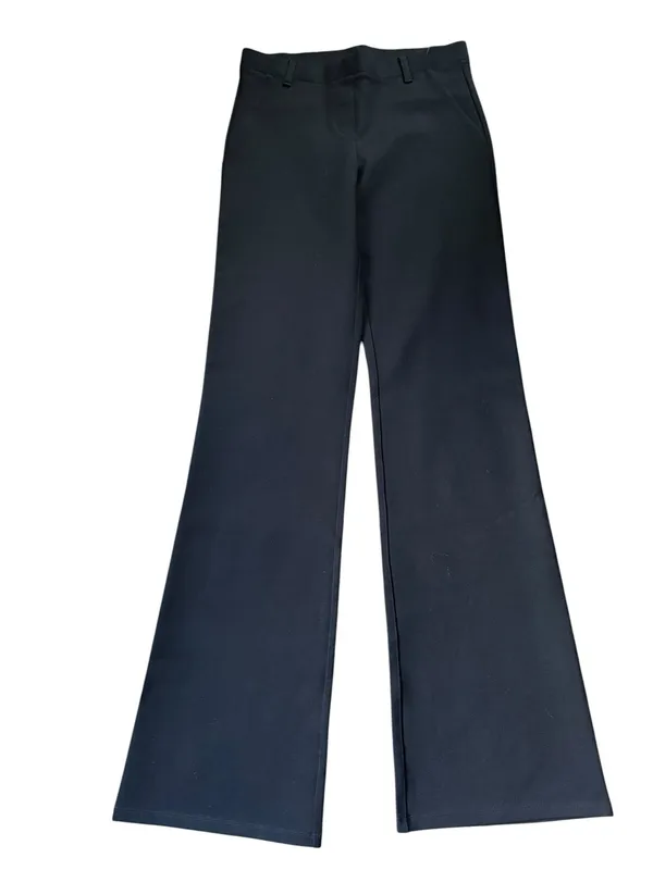 Quince Ultra-Stretch Ponte Bootcut Pant Black S~Tall Work Pant Wardrobe Staple - Image 2